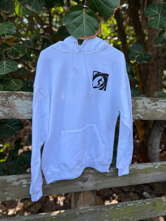 Blue Wave Surf logo Hoodies